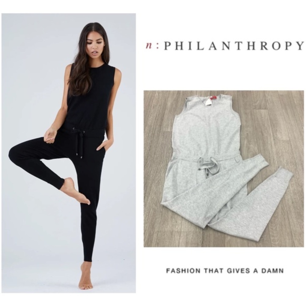 🆕 NWT n:Philanthropy | Lottie Sleeveless Jumpsuit | Gray